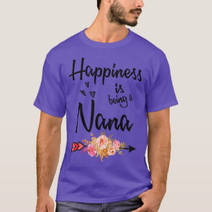 Camiseta Felicidade É Ser Uma Nana