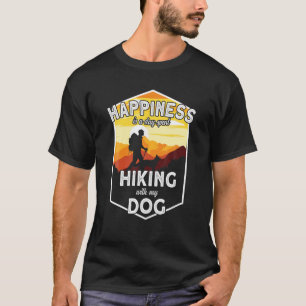 Camiseta Felicidade É Um Dia Gasto Andando Com Meu Cachorro