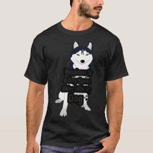 Camiseta Felicidade É Um Dia Gasto Andando Com Meu Cão Si