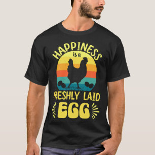 Camiseta Felicidade é um Ovo Recém-Posto  Arco-íris de Gali