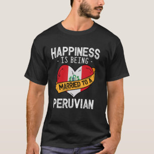 Camiseta Felicidade Está Sendo Casada Com Uma Mariposa Peru