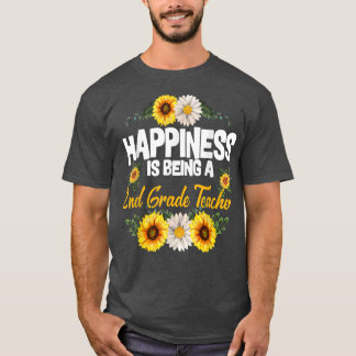 Camiseta Felicidade Está Sendo Um Professor Da 2ª Série Cu