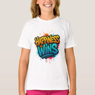 Camiseta Felicidade ganha Design Grafite