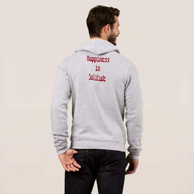 Camiseta Felicidade na Solidão (Parte Traseira Completa)