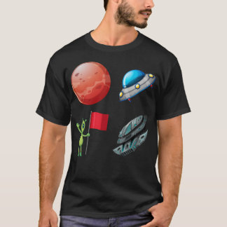 Camiseta Felicidade no Pacote Espacial