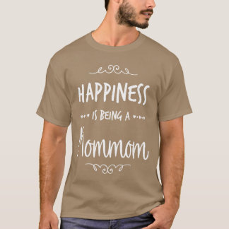 Camiseta Felicidade Ser Uma Mommom Avó Especial família bo