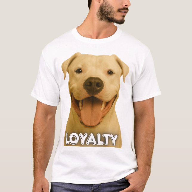 Camiseta Felicidade vem com quatro patas (Frente)