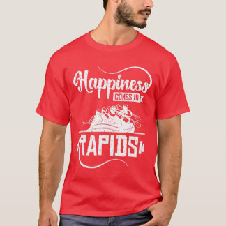 Camiseta Felicidade vem em rapids Rafael