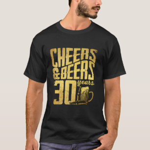 Camiseta Felicita as cervejas aos meus 30 anos de doação en
