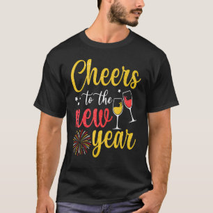 Camiseta Felicitações Ao Ano Novo Feriado Festivo NYE Fi 20
