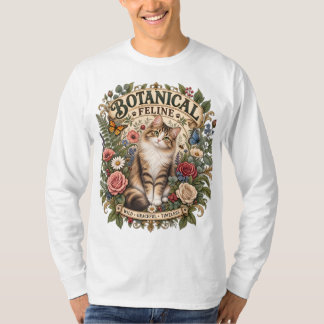 Camiseta Felina Botânica |