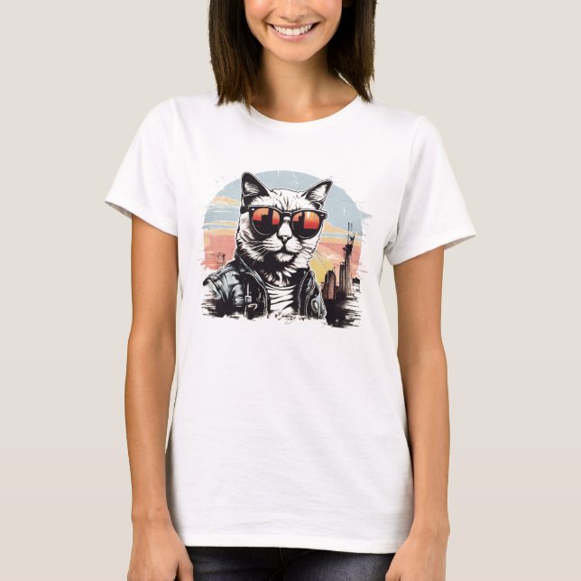 Camiseta Feline and Fabulous (Frente)