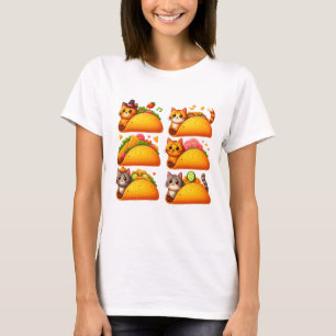 Camiseta Feline Fiesta em um Taco