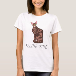 Camiseta Feline Fine