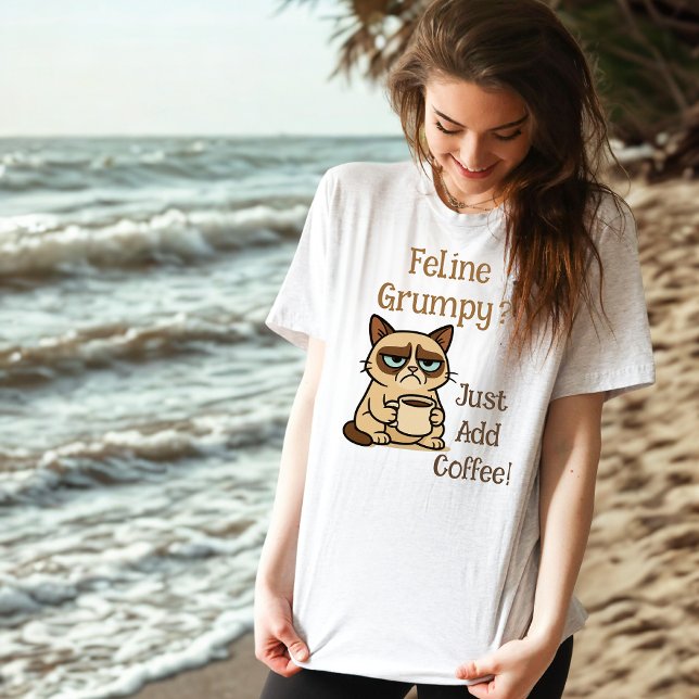 Camiseta Feline Grumpy (Criador carregado)