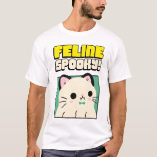 Camiseta Feline Spooky - Gato Gato Gato Gato-Dia de as Brux