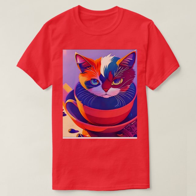 Camiseta FelineFueled Art 15° (Frente do Design)