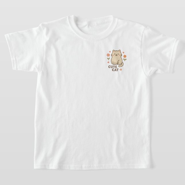 Camiseta Felino em Bloom (Postura )