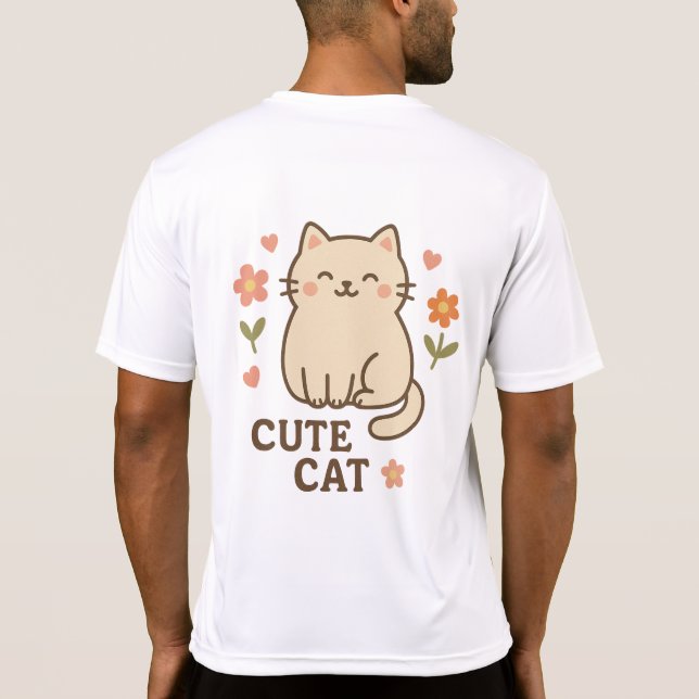 Camiseta Felino em Bloom (Verso)