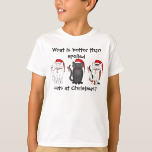Camiseta Felinos de Natal