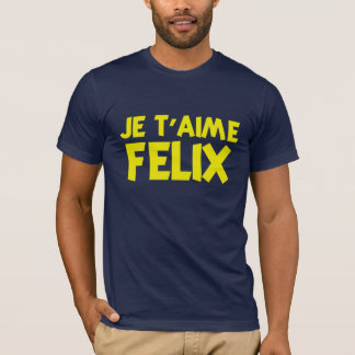 Camiseta felix do t'aime do je