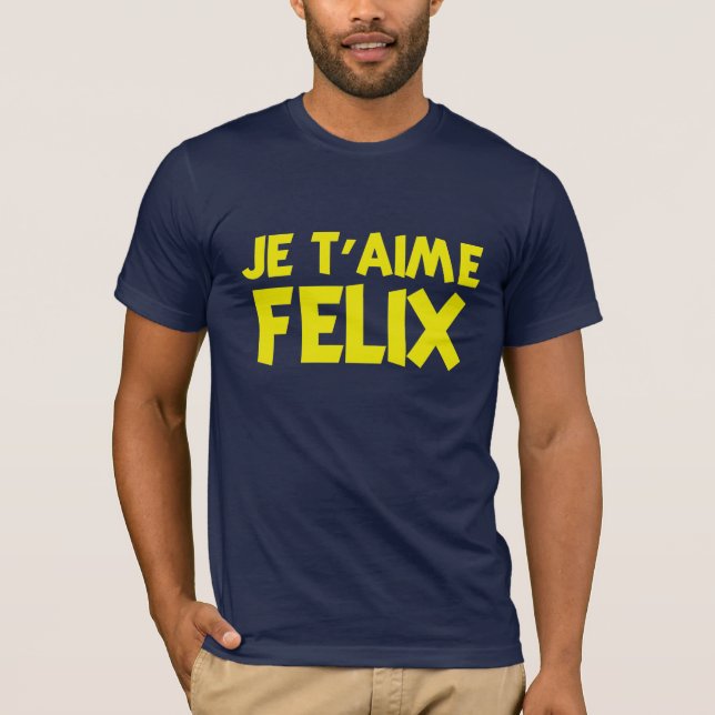 Camiseta felix do t'aime do je (Frente)