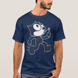 Camiseta Felix o Cat Clean Transparente