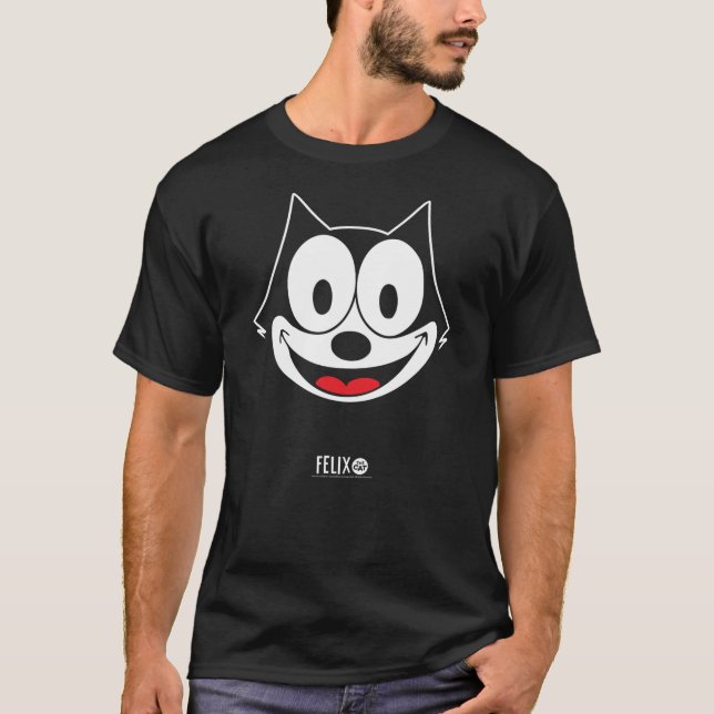 Camiseta Felix the Cat Big Face Halloween Costume (Frente)