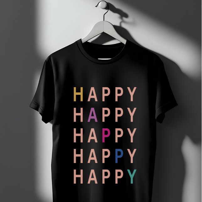 Camiseta Feliz (Criador carregado)