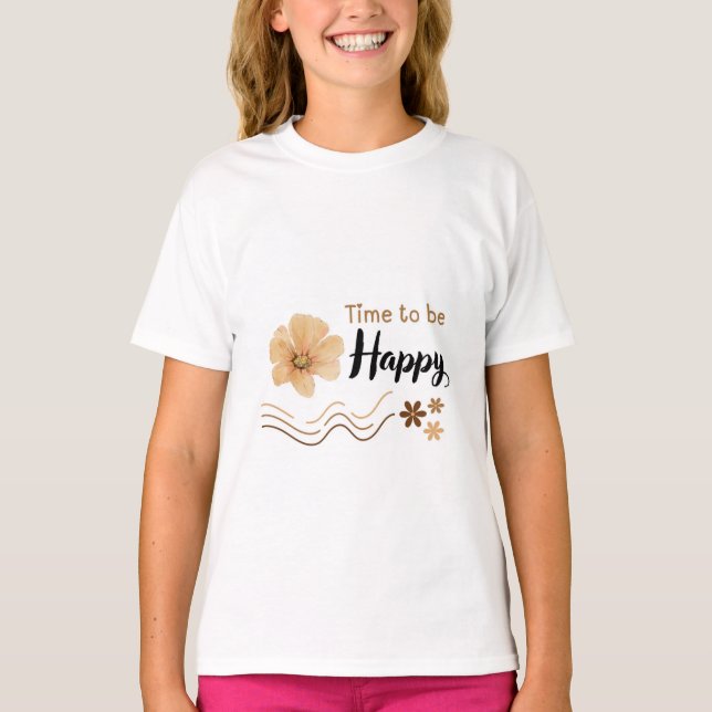 camiseta feliz (Frente)