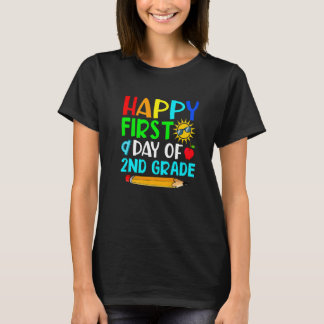 Camiseta Feliz 1º Dia De Volta À Escola Segunda Série