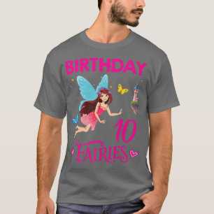 Camiseta Feliz 10º Aniversário Festa de aniversário 10 anos
