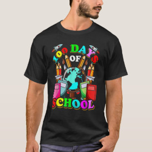 Camiseta Feliz 100º Dia Da Equipe De 100 Dias De Docinho Da