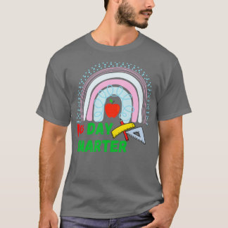 Camiseta Feliz 100º Dia da Escola Professora Criança Feliz