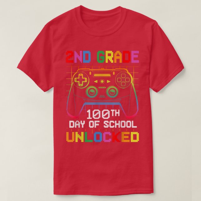 Camiseta Feliz 100º Dia da Faculdade do Segundo segundo Unl (Frente do Design)