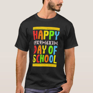 Camiseta Feliz 100º Dia Da Professora De Fórmula De Matemát