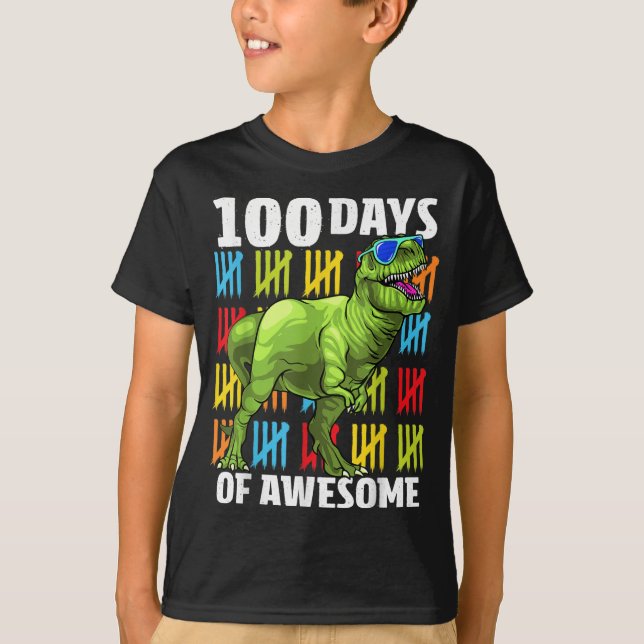 Camiseta Feliz 100º Dia de Escola (Frente)