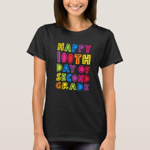 Camiseta Feliz 100º Dia De Professores Do 2º Ciclo