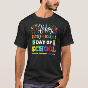 Camiseta Feliz 100º Dia De Professores Estudantes De 100 Di