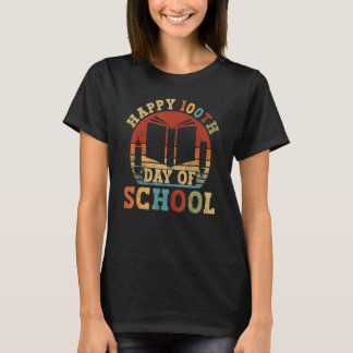 Camiseta Feliz 100º Dia De Professores Estudantes De 100 Di