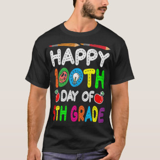 Camiseta Feliz 100º Dia do 5