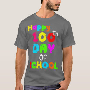 Camiseta Feliz 100º Dia dos Professores Feliz 100º Dia