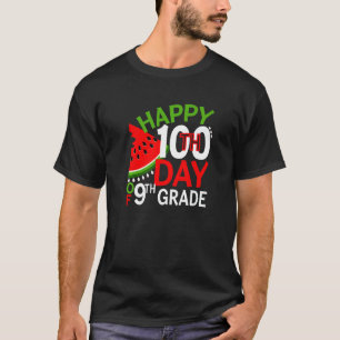 Camiseta Feliz 100.º Dia da Melancia de Professora do 9.º G