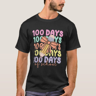 Camiseta Feliz 100 Dias De Arco De Coquetes Para Meninas Es