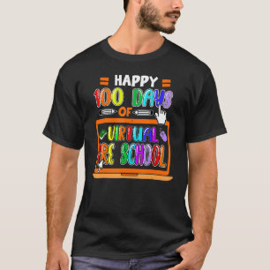 Camiseta Feliz 100 Dias De Ensino Superior Virtual