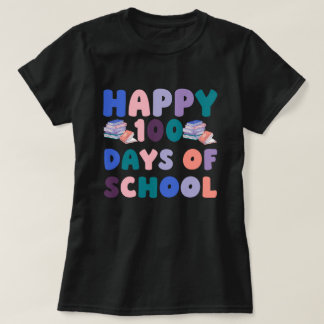 Camiseta Feliz 100 Dias de Escola