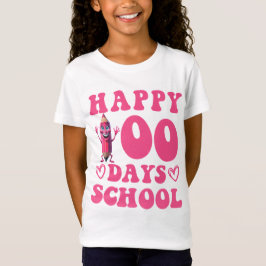 Camiseta Feliz 100 dias de escola