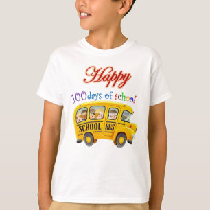 Camiseta Feliz 100 Dias De Escola