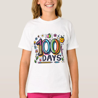 Camiseta Feliz 100 Dias De Escola - 100º Dia de Escola