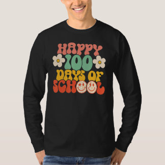 Camiseta Feliz 100 Dias De Escola 100 Dias Mais Inteligente